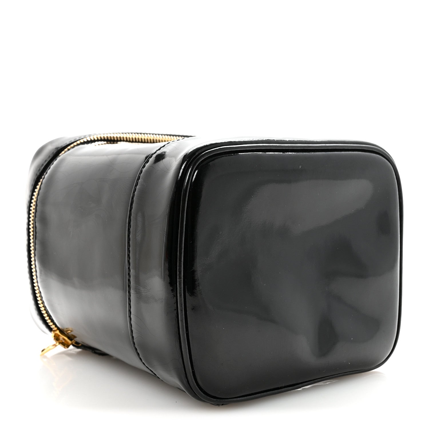 Chanel Patent Timeless Vanity Cosmetic Case Black 4 of 8