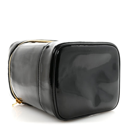Chanel Patent Timeless Vanity Cosmetic Case Black 4 of 8