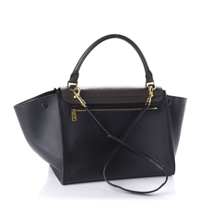 Celine Smooth Calfskin Medium Tri-Color Trapeze Anthracite 3 of 11