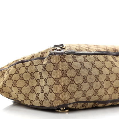 Gucci Monogram Large Abbey Tote Dark Brown 8 of 10