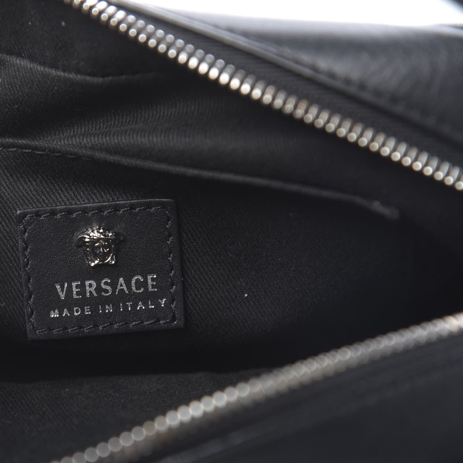 Versace Calfskin Palazzo Camera Bag Black 6 of 10