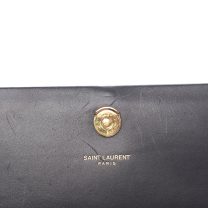 Saint Laurent Calfskin Small Classic Monogram Kate Tassel Satchel Black 14 of 15
