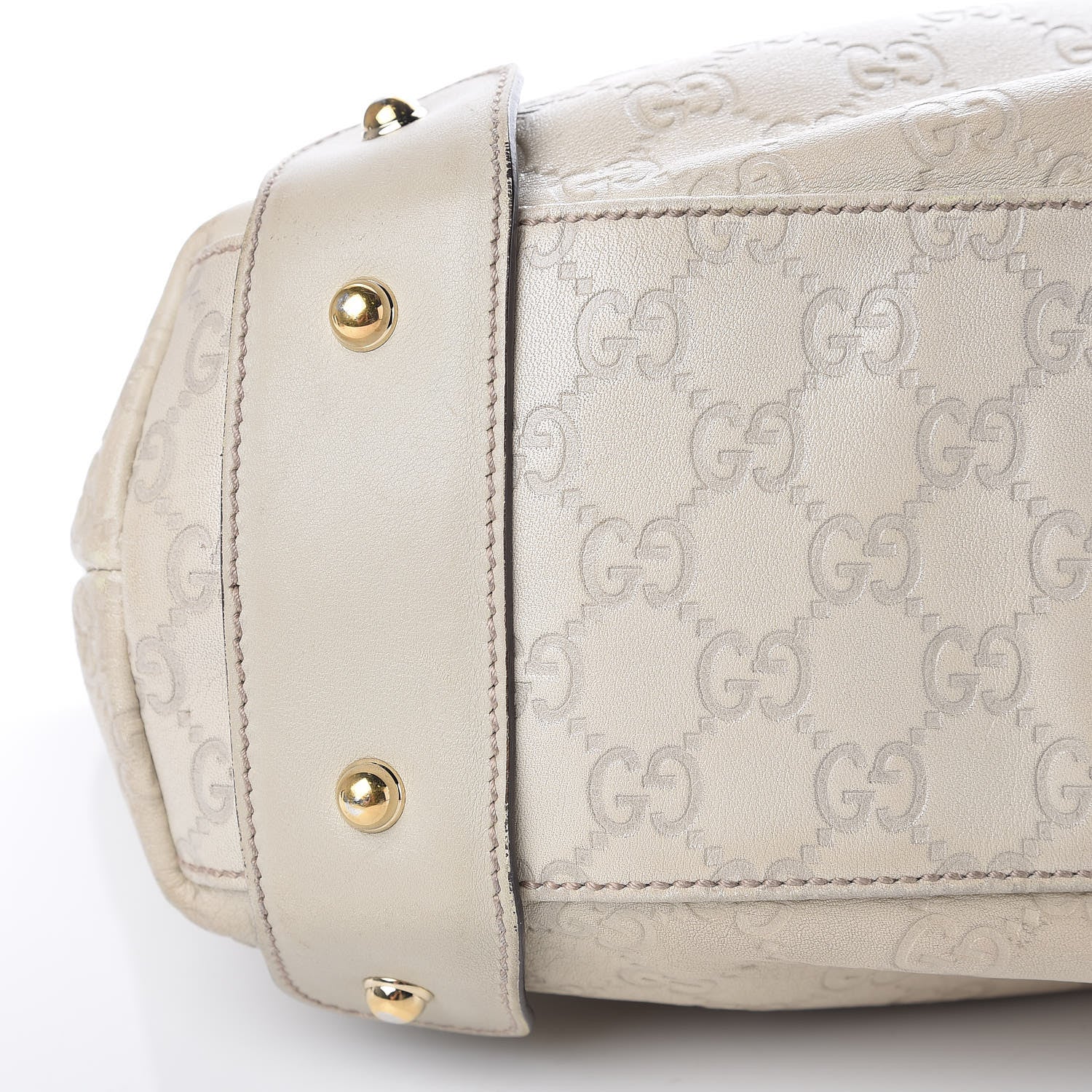 Gucci Guccissima Small Pelham Shoulder Bag Off White 13 of 15
