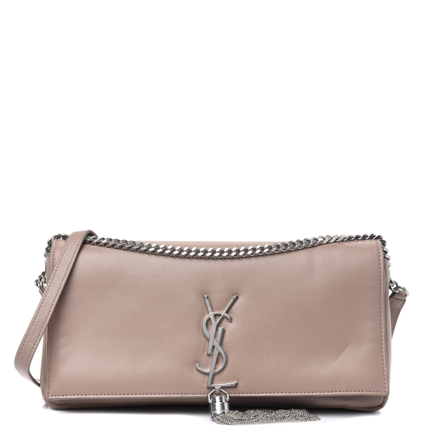 Saint Laurent Lambskin Monogram Tassel Kate 99 Gold Sand 1 of 15