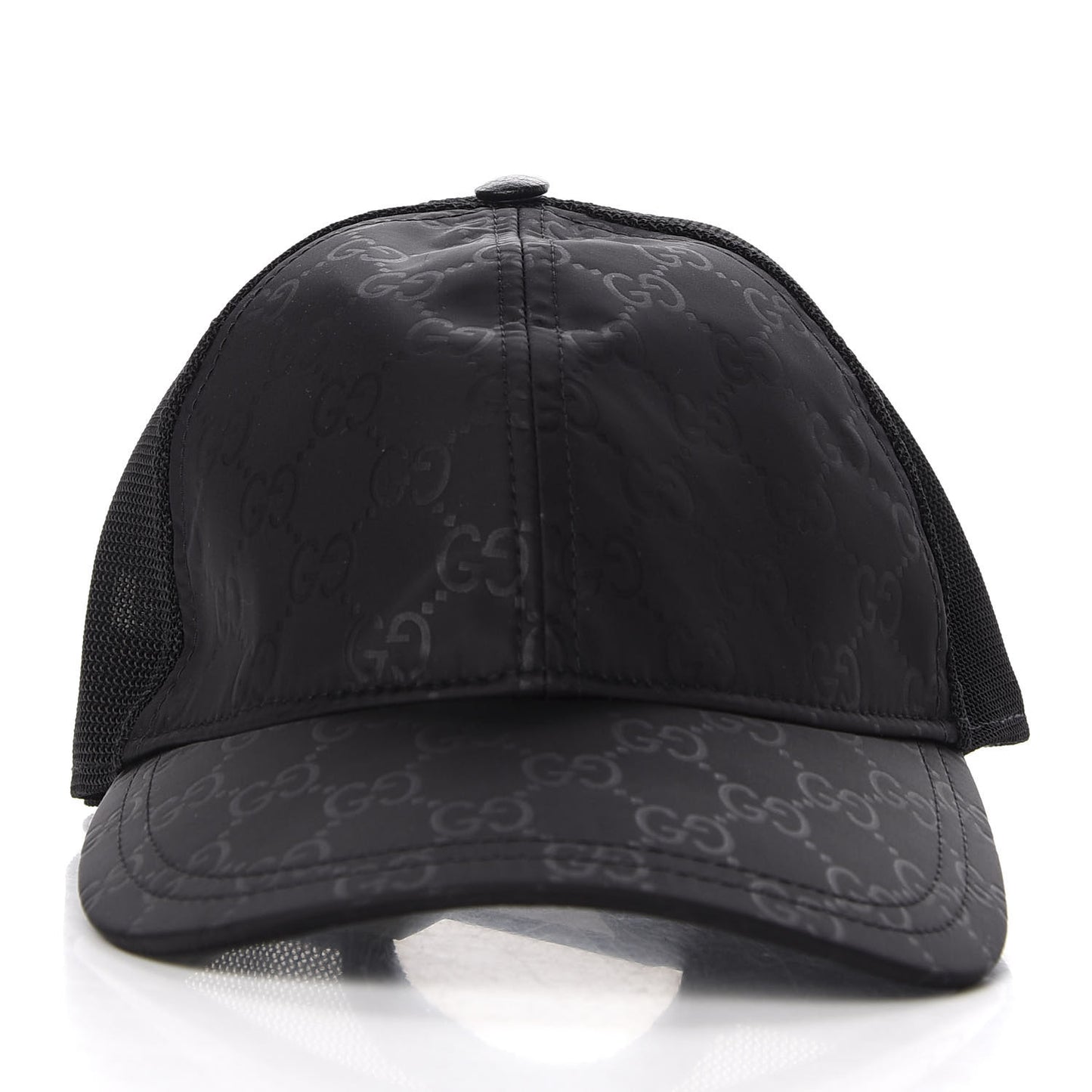 Nylon Monogram Baseball Hat XL Black