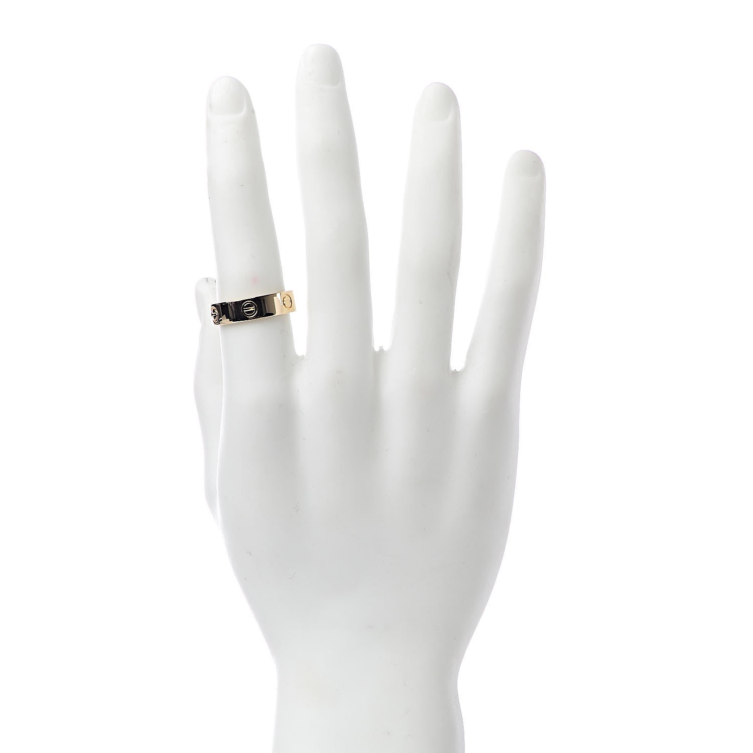 Cartier 18K Yellow Gold 5.5mm LOVE Ring 63 10.25 2 of 7