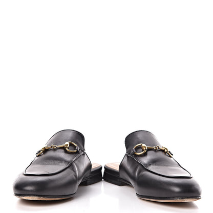 Gucci Calfskin Womens Princetown Slippers 34.5 Black 8 of 13