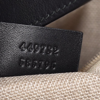 Gucci Soft Microguccissima Margaux Shoulder Bag Black 9 of 10