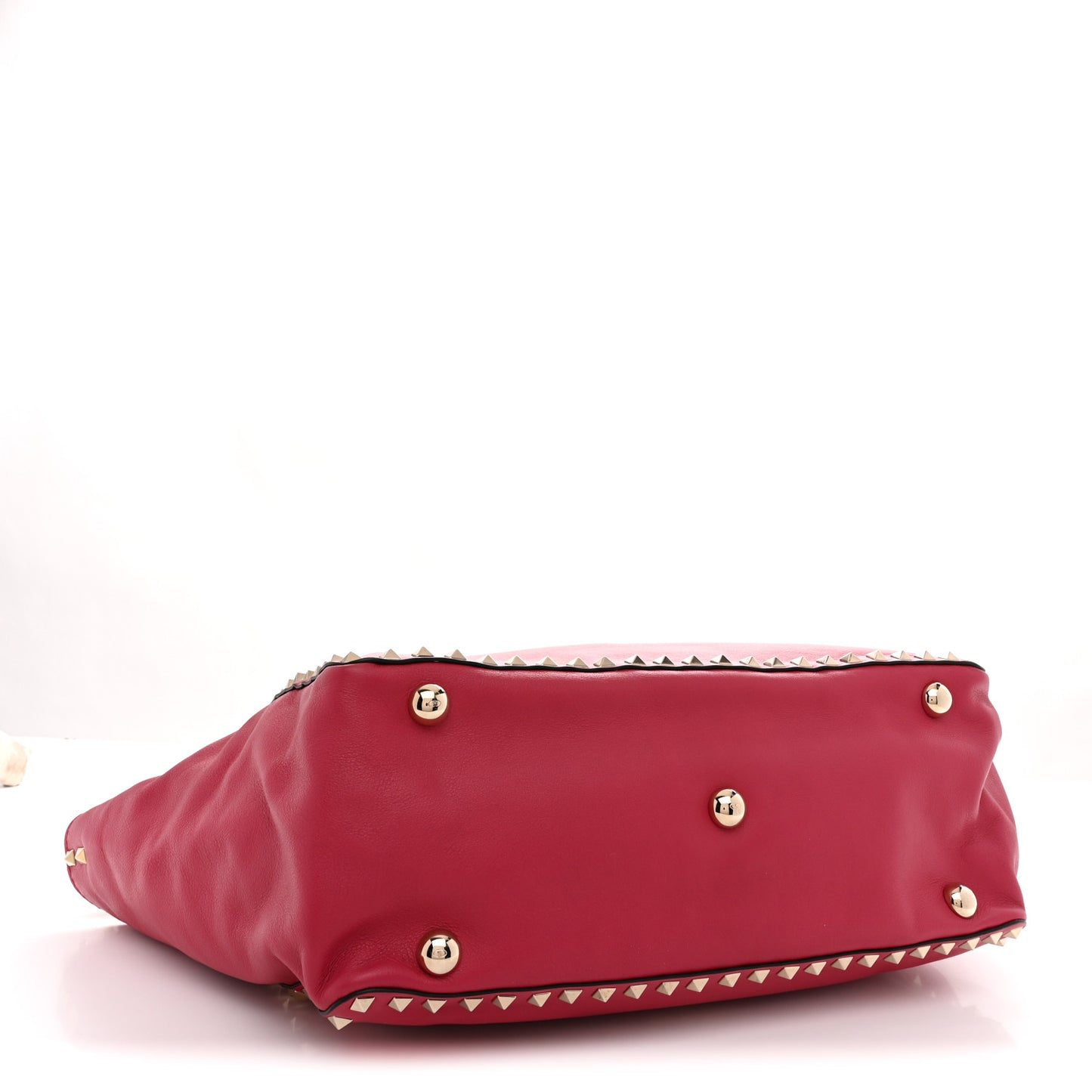 Vitello Medium Rockstud Tote Cyclamin