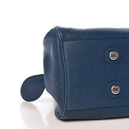Christian Dior Calfskin Medium My Dior Satchel Turquoise 8 of 11