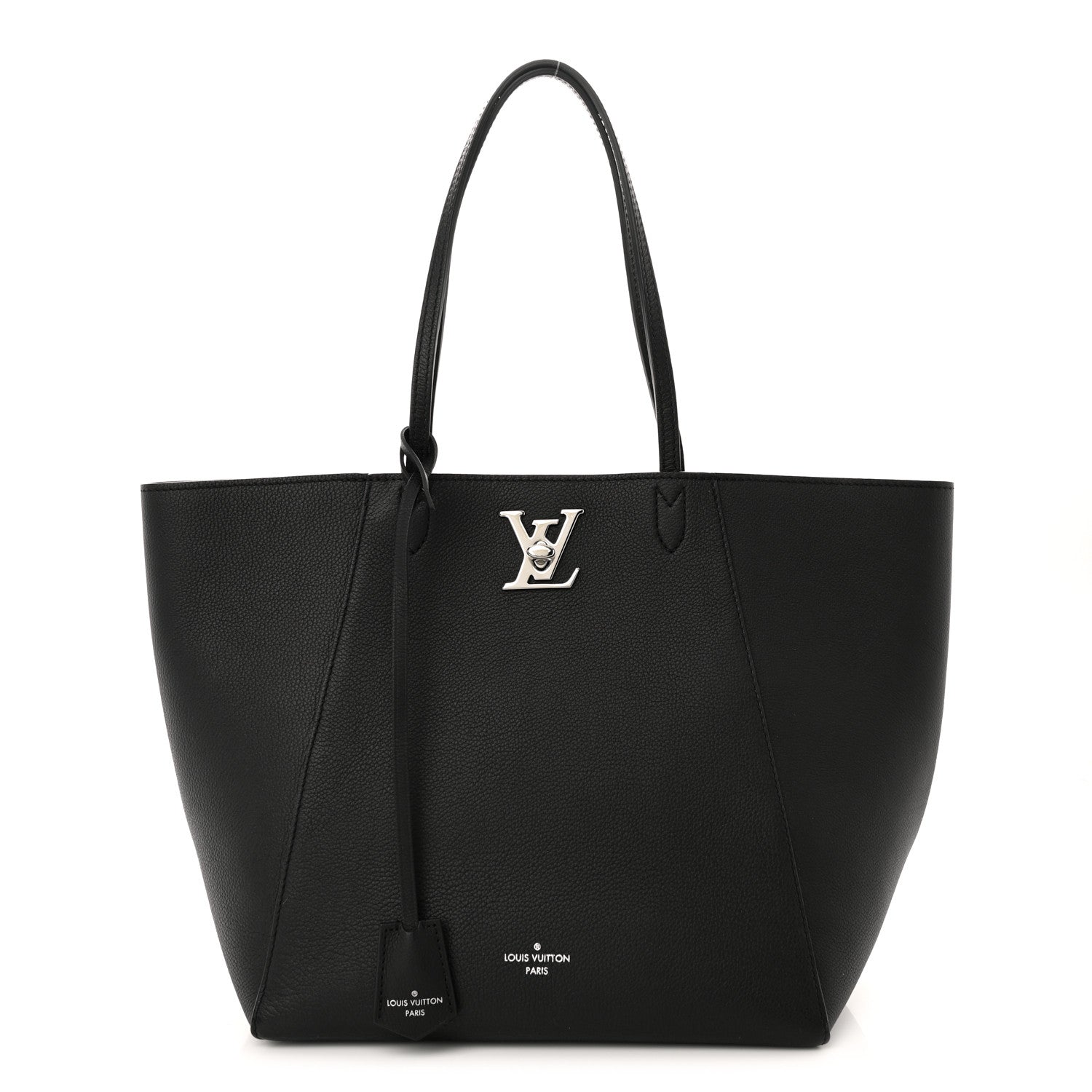 Louis Vuitton Calfskin Lockme Cabas Black 1 of 10
