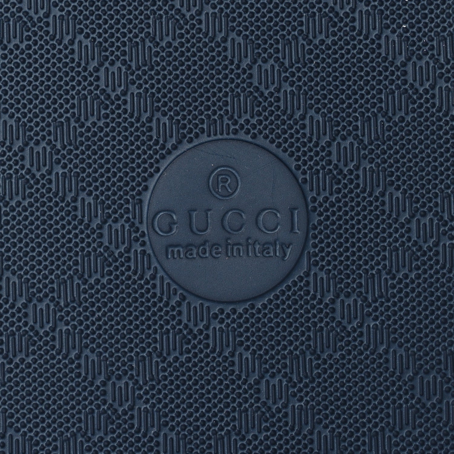 Gucci Rubber Chevron Womens Thong Sandals 10 Blue Red 7 of 7