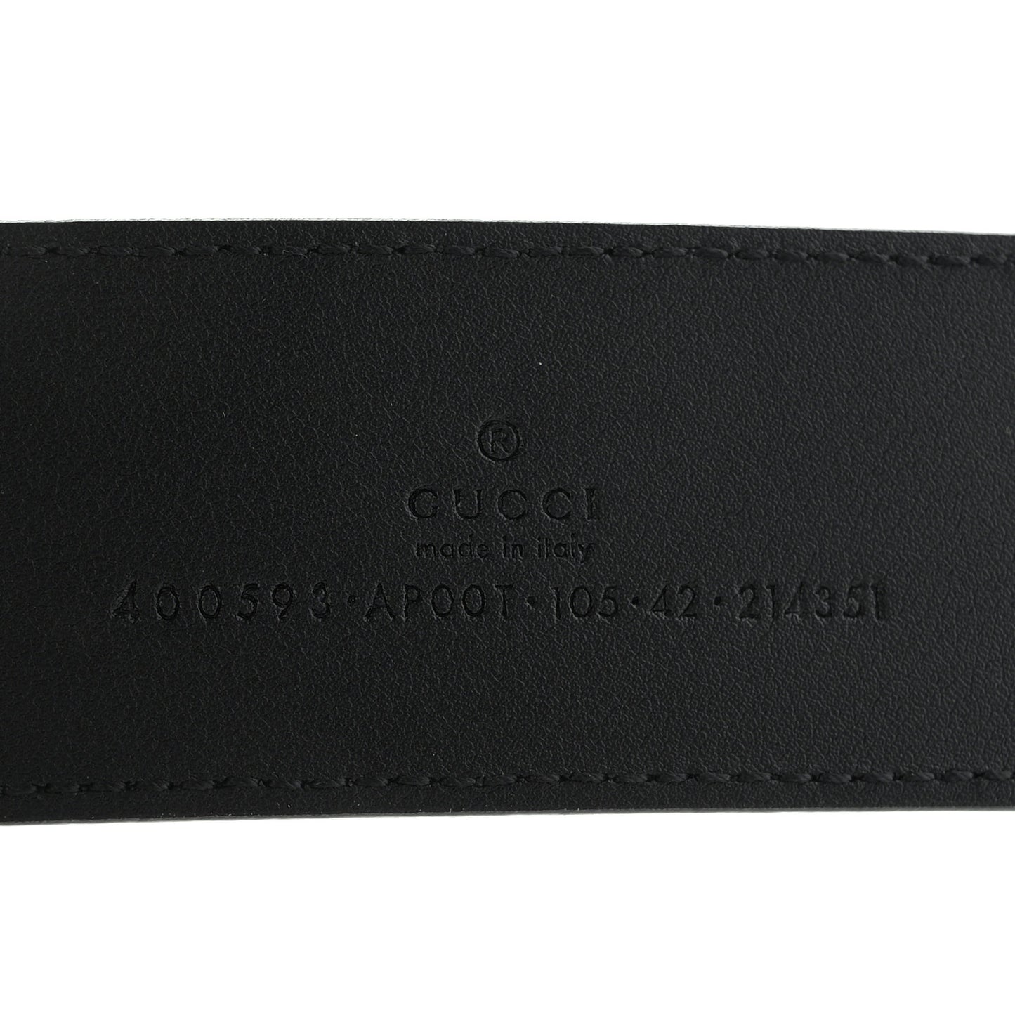 Calfskin Double G 40mm Belt 105 42 Black
