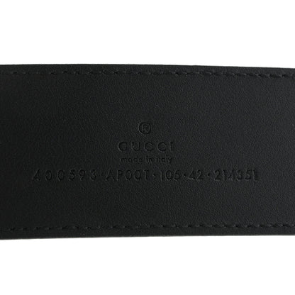 Gucci Calfskin Double G 40mm Belt 105 42 Black 3 of 6