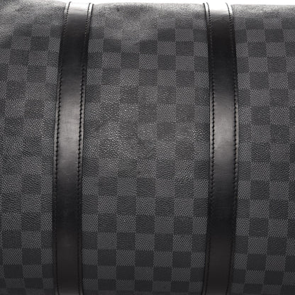 Louis Vuitton Damier Graphite Keepall Bandouliere 55 15 of 29
