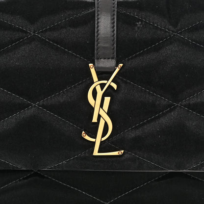 Saint Laurent Satin Quilted Le 57 Diamond Shoulder Bag Black 8 of 10