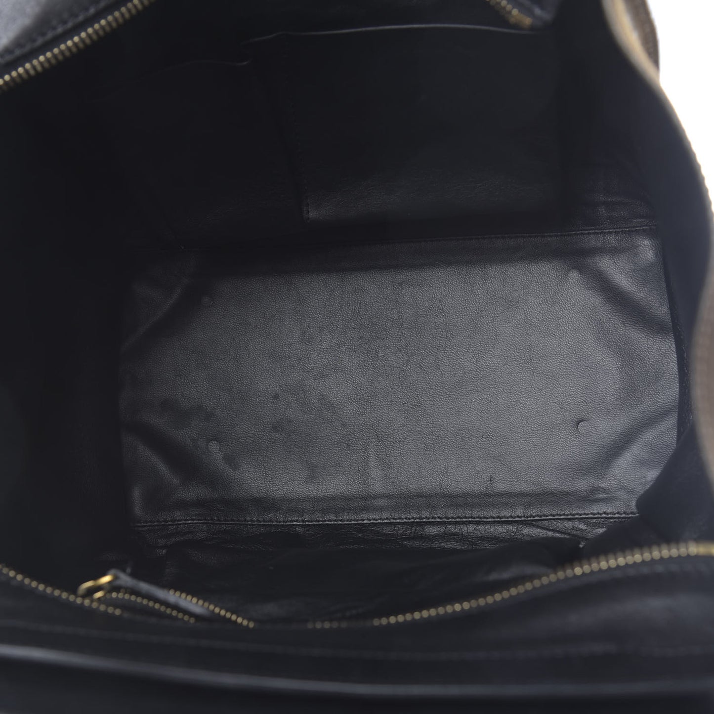 Suede Smooth Calfskin Mini Luggage Olive