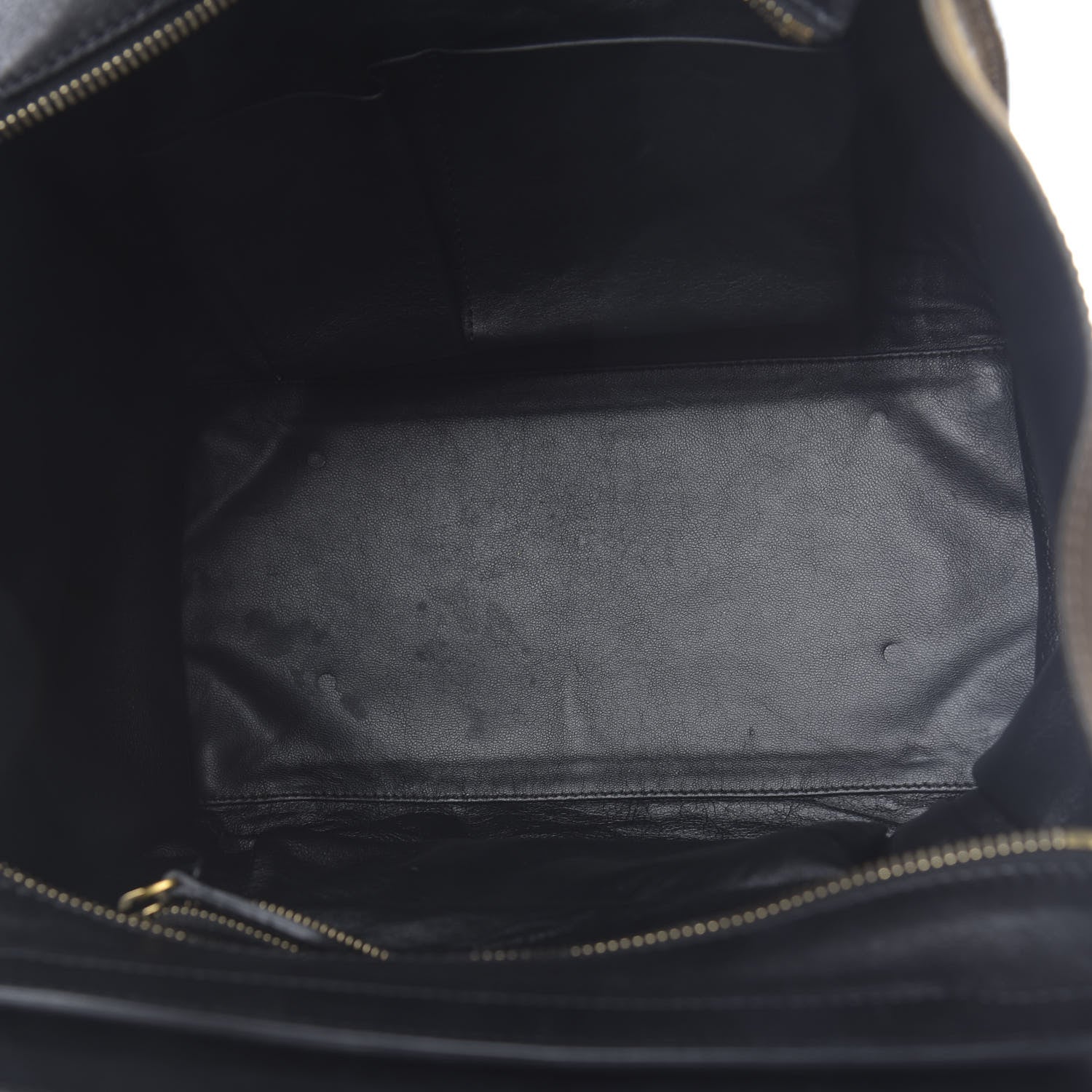 Celine Suede Smooth Calfskin Mini Luggage Olive 5 of 12