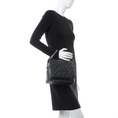 Chanel Lambskin Quilted Flap Black 2 of 8