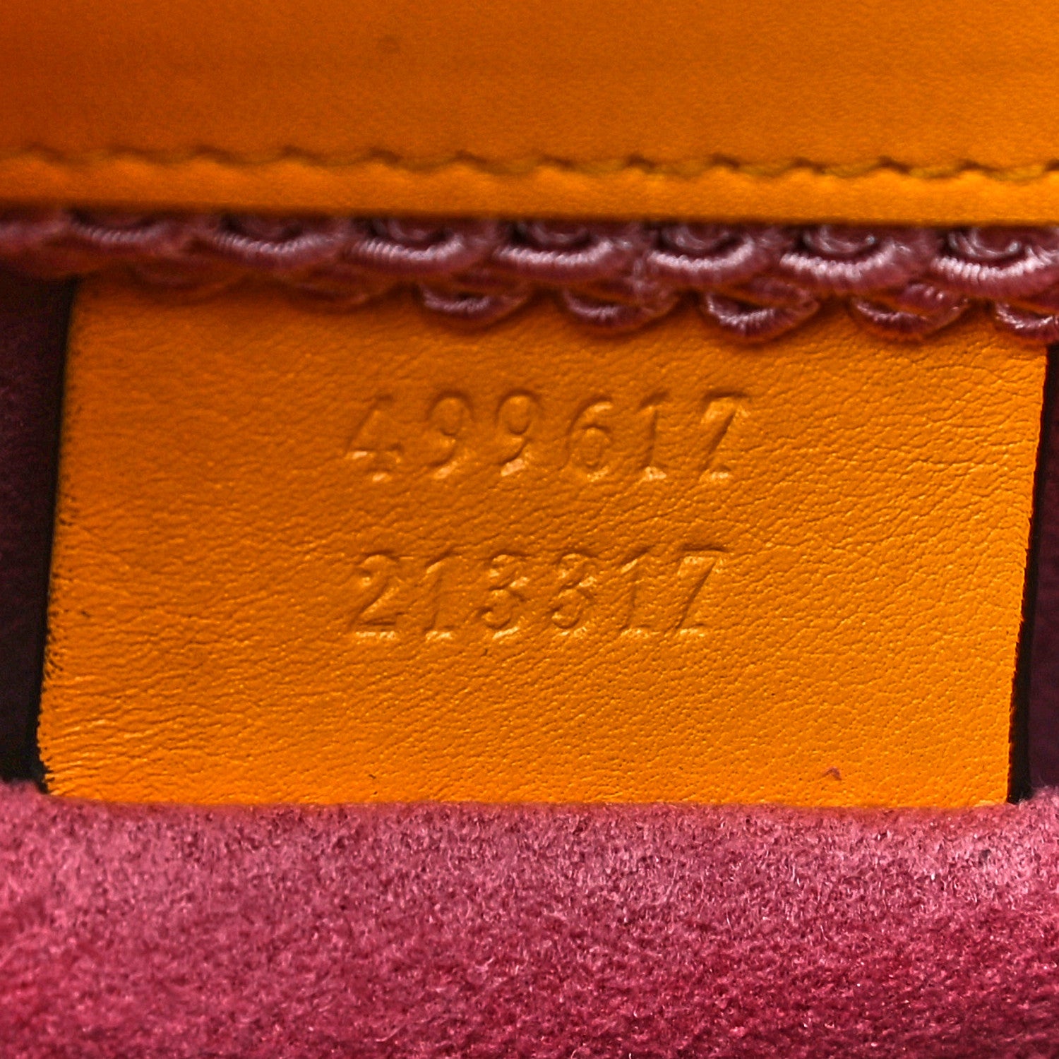 Gucci Linen Canvas Embroidered Small Shoulder Bag White 7 of 12