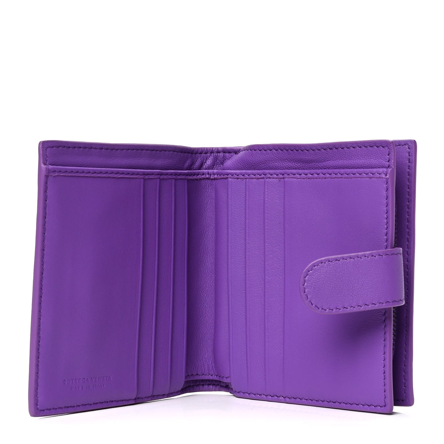 Nappa Intrecciato Mini Wallet Byzantine