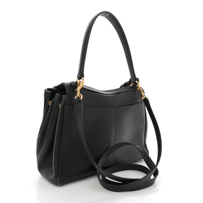 Balenciaga Natural Smooth Calfskin Small Rodeo Top Handle Handbag Black 3 of 12
