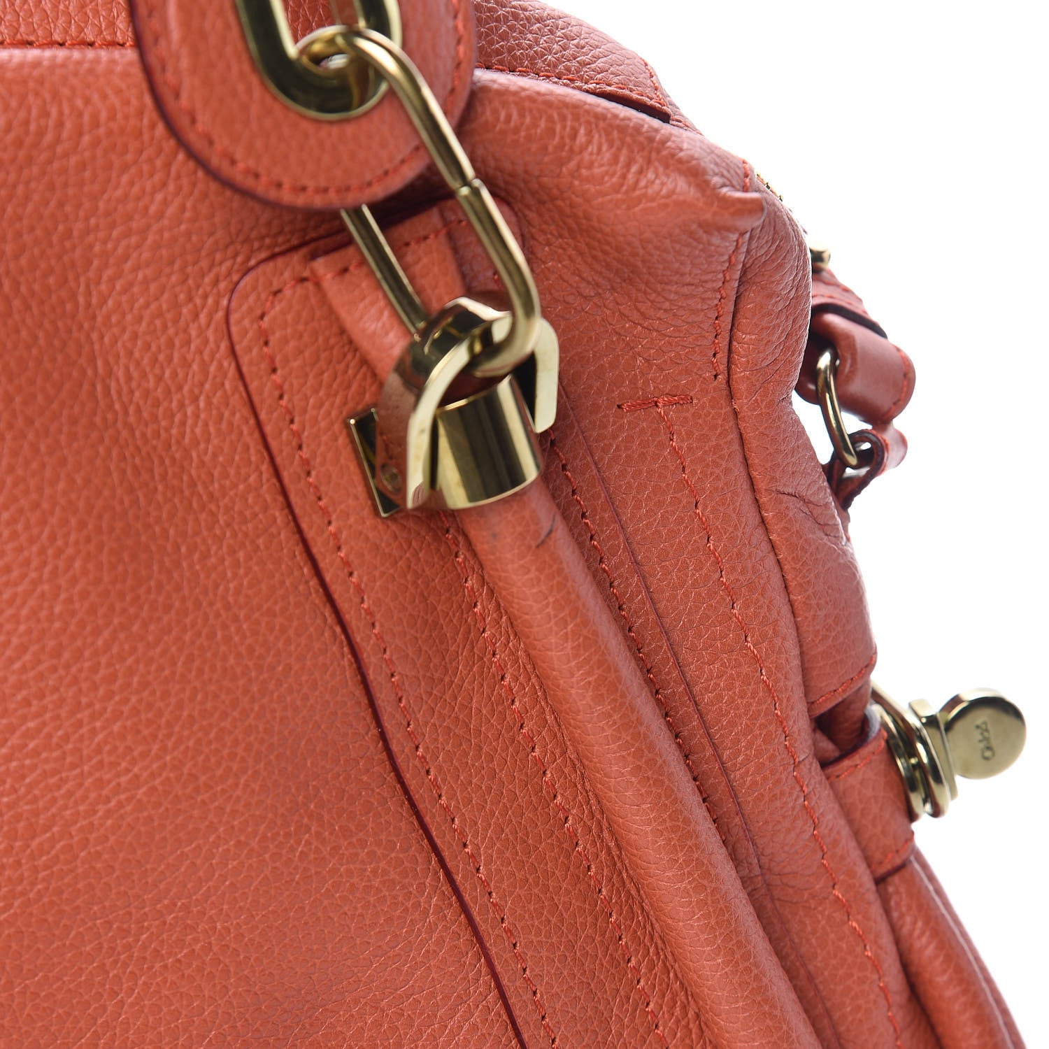 Chloe Calfskin Medium Paraty Rust 13 of 13