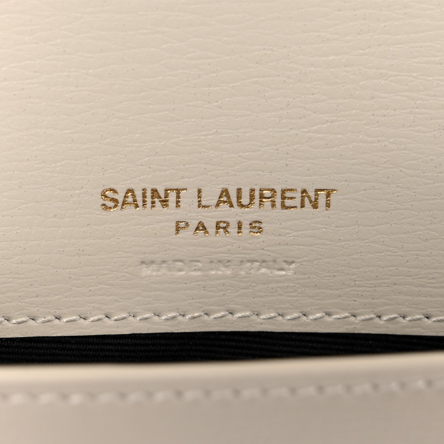 Saint Laurent Smooth Calfskin Monogram Phone Holder Crossbody
