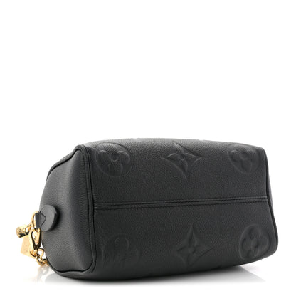 Louis Vuitton Empreinte Monogram Giant Speedy Bandouliere 20 Black 4 of 12