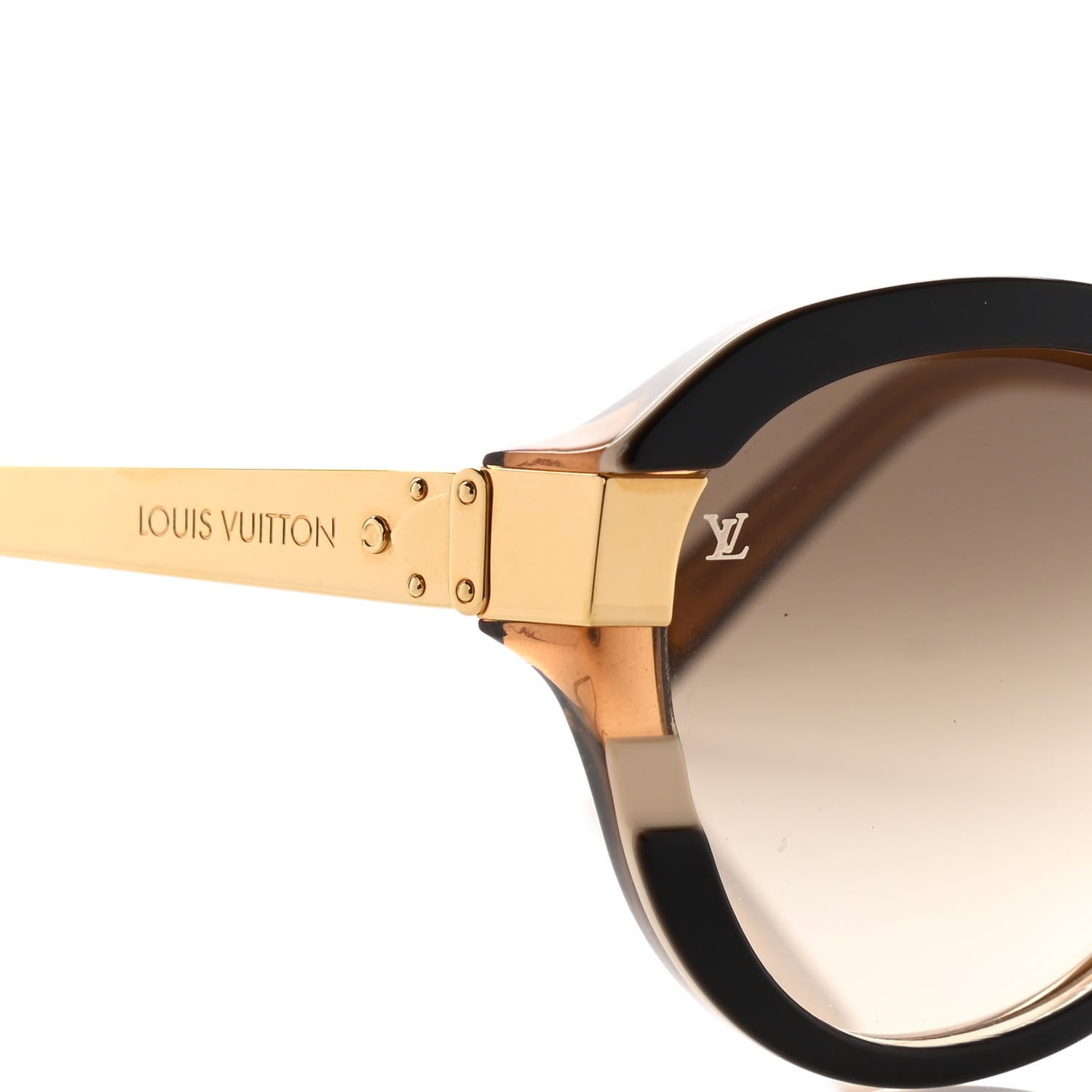 Louis Vuitton Petit Soupcon Cat Eye Sunglasses Z0487E Brown 7 of 8