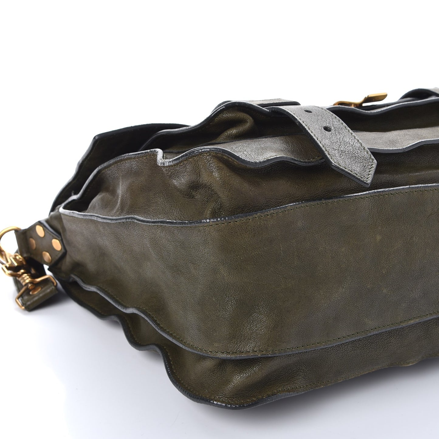 Lambskin Large PS1 Satchel Military