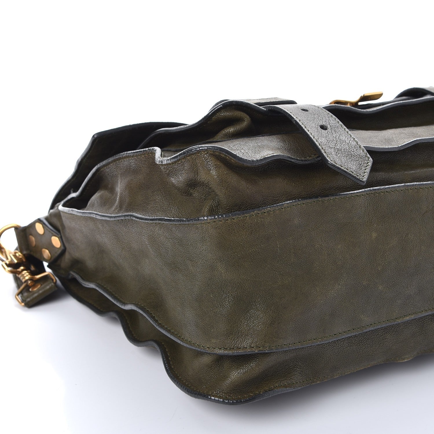 Proenza Schouler Lambskin Large PS1 Satchel Military 11 of 14
