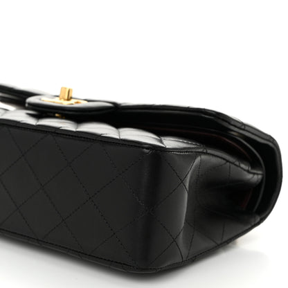 Chanel Lambskin Quilted Small Double Flap Black 10 of 11