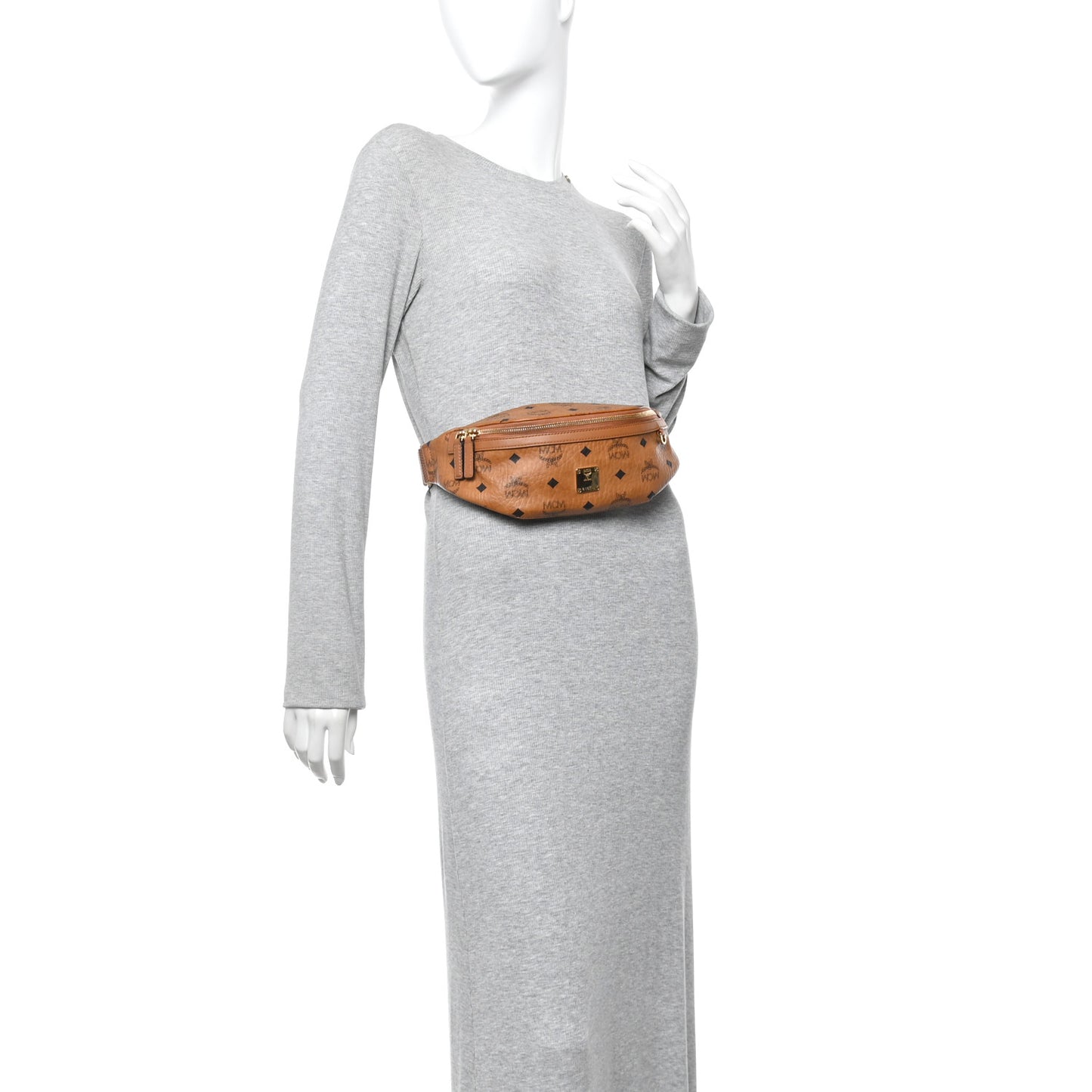 Visetos Small Fusten Belt Bag Cognac