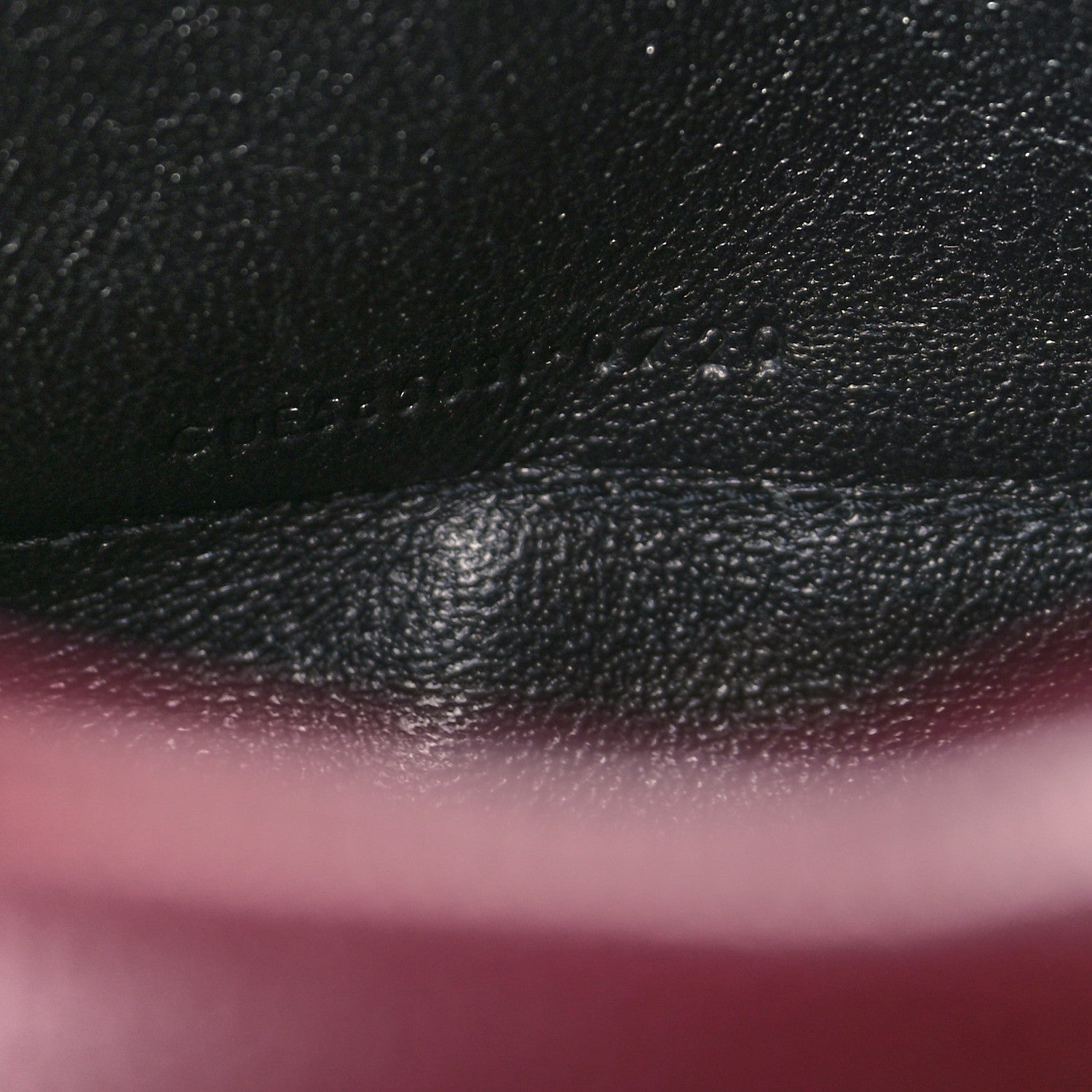 Saint Laurent Lambskin Diamond Quilted Angie Chain Bag Burgundy 7 of 9