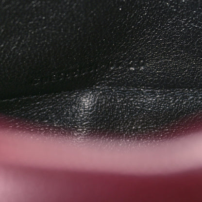 Saint Laurent Lambskin Diamond Quilted Angie Chain Bag Burgundy 7 of 9