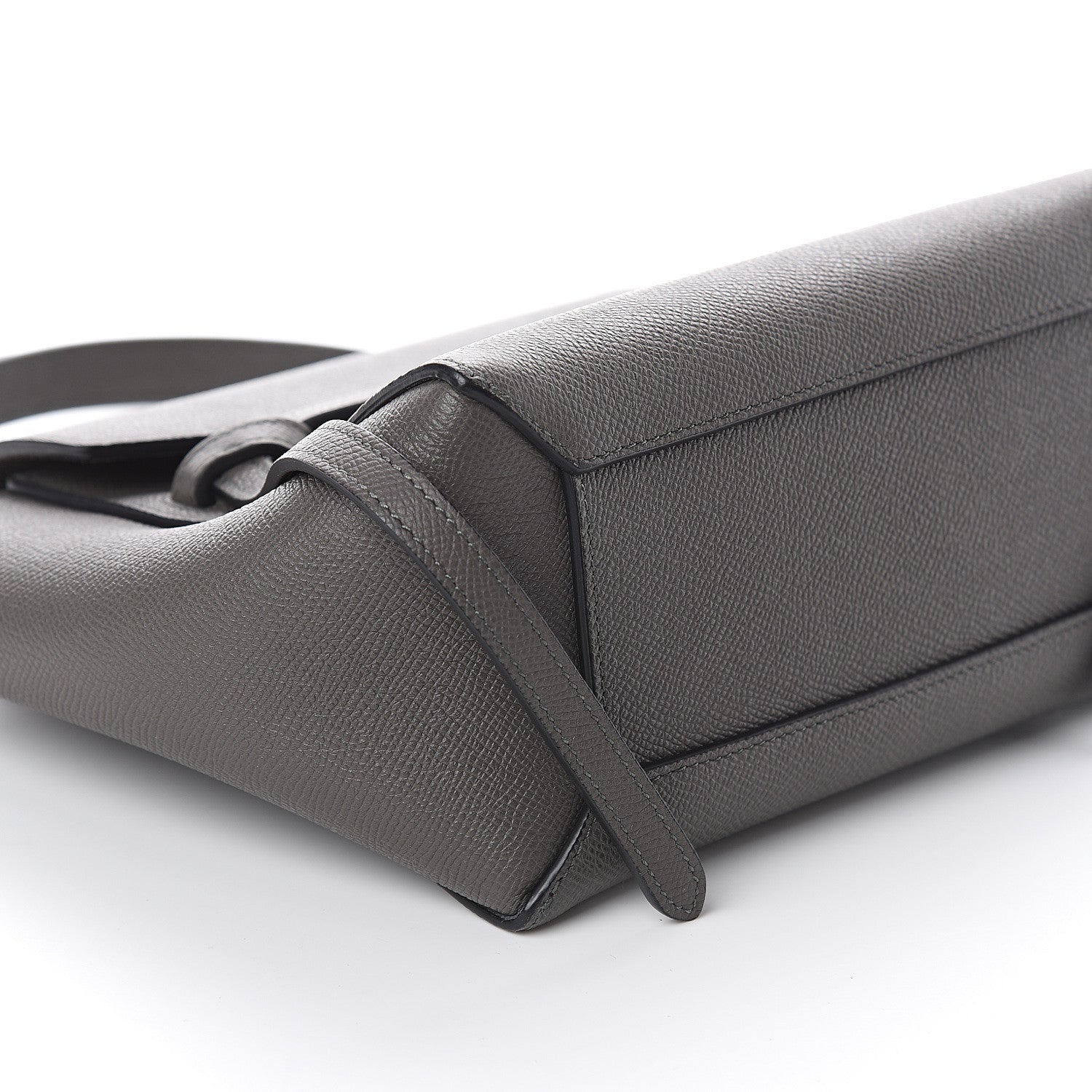 Celine Grained Calfskin Nano Belt Bag Grey 7 of 8