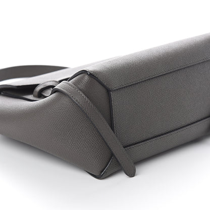 Celine Grained Calfskin Nano Belt Bag Grey 7 of 8