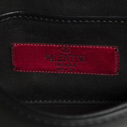 Valentino Garavani Vitello Mini Glam Lock Rockstud Flap Black 7 of 10