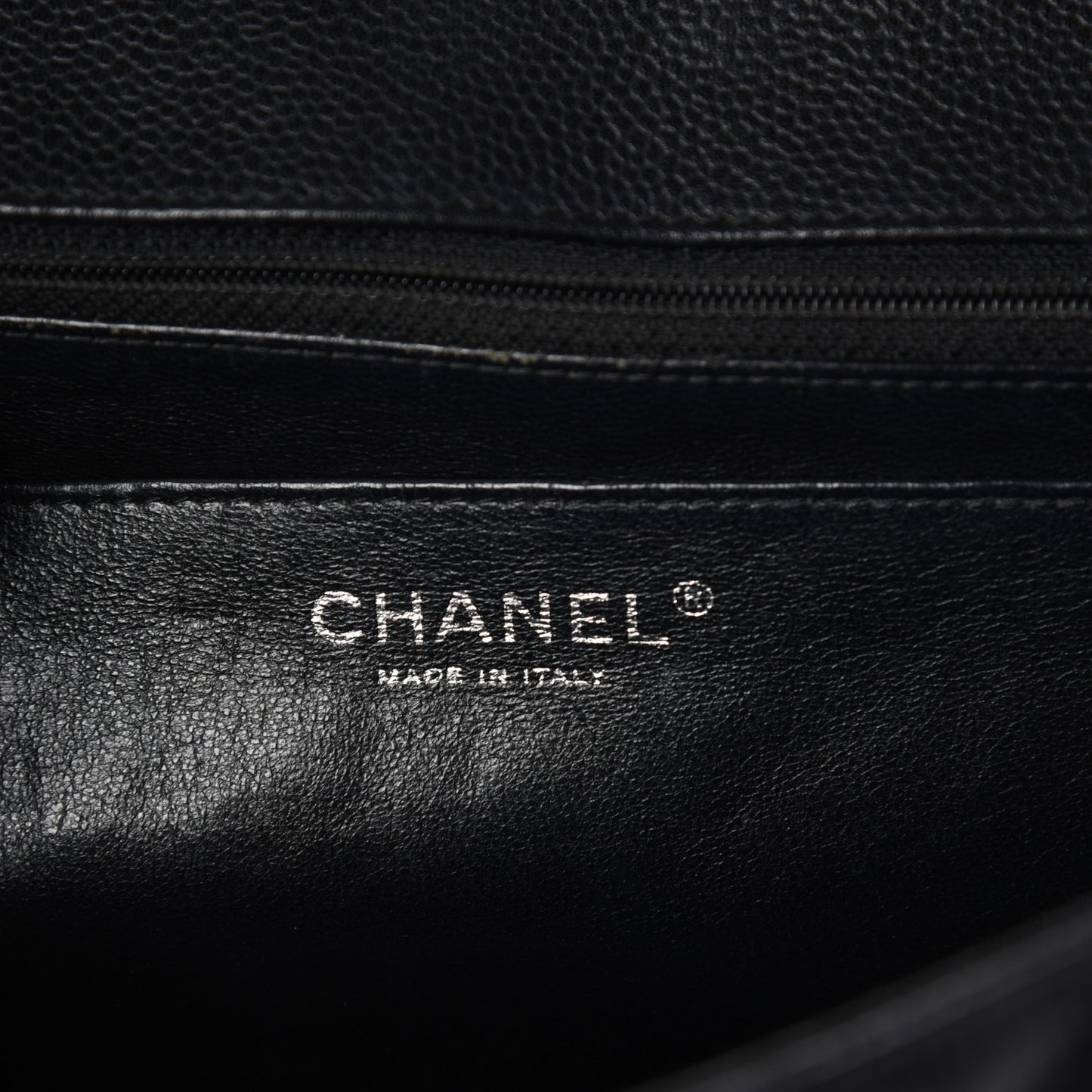 Caviar Quilted Jumbo Single Flap Black