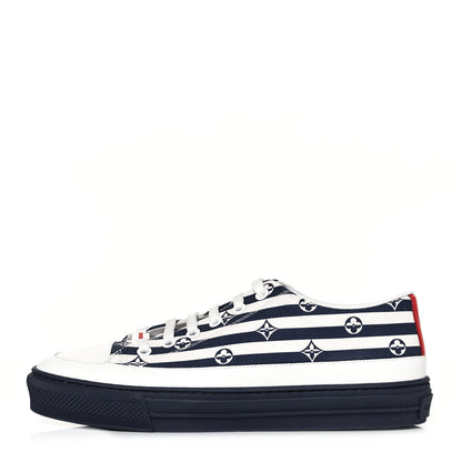 Louis Vuitton Canvas Escale Stellar Sneakers 37 Blue 1 of 8