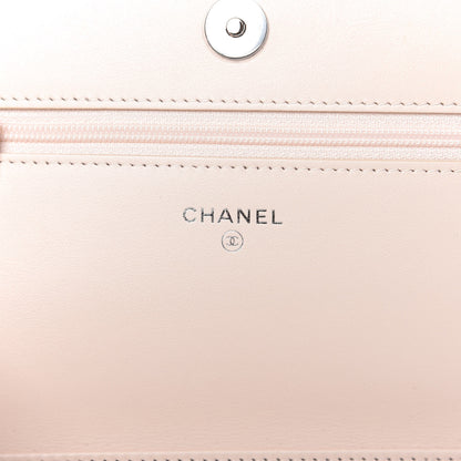Chanel Caviar Quilted Vintage Mademoiselle Wallet On Chain WOC Beige 8 of 12