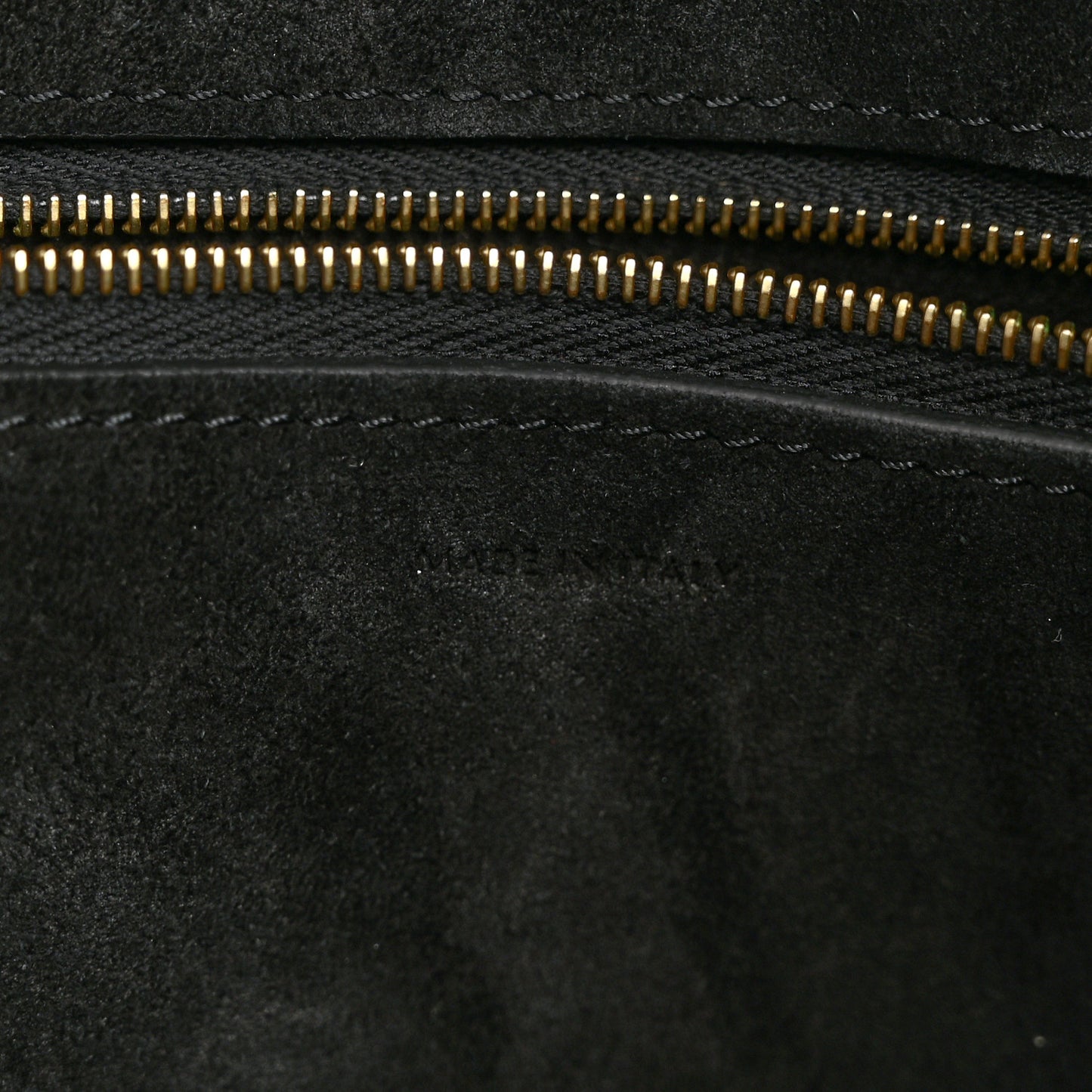 Soft Grained Calfskin Sangle Bucket Bag Black