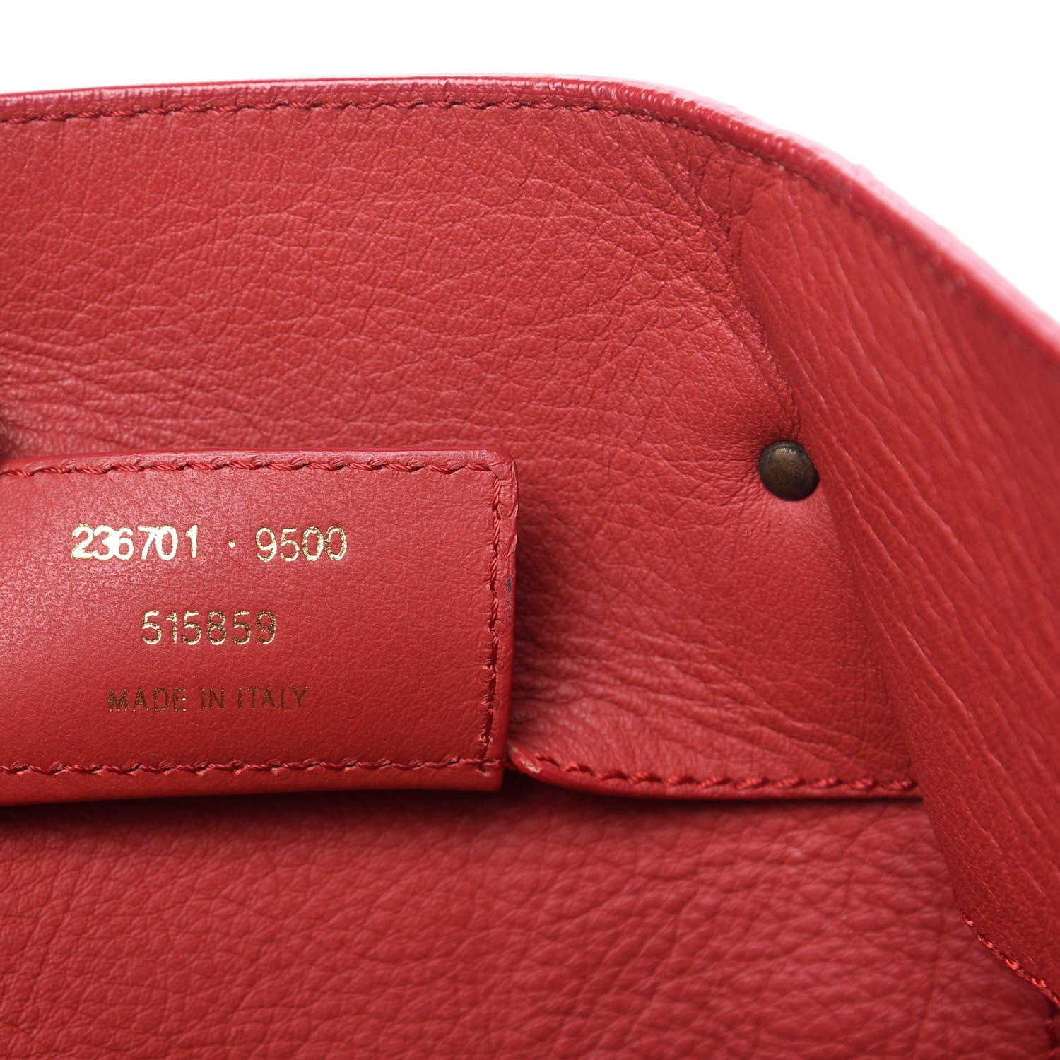 Balenciaga Veau Souple Papier A4 Zip Around Tote Rouge 9 of 10