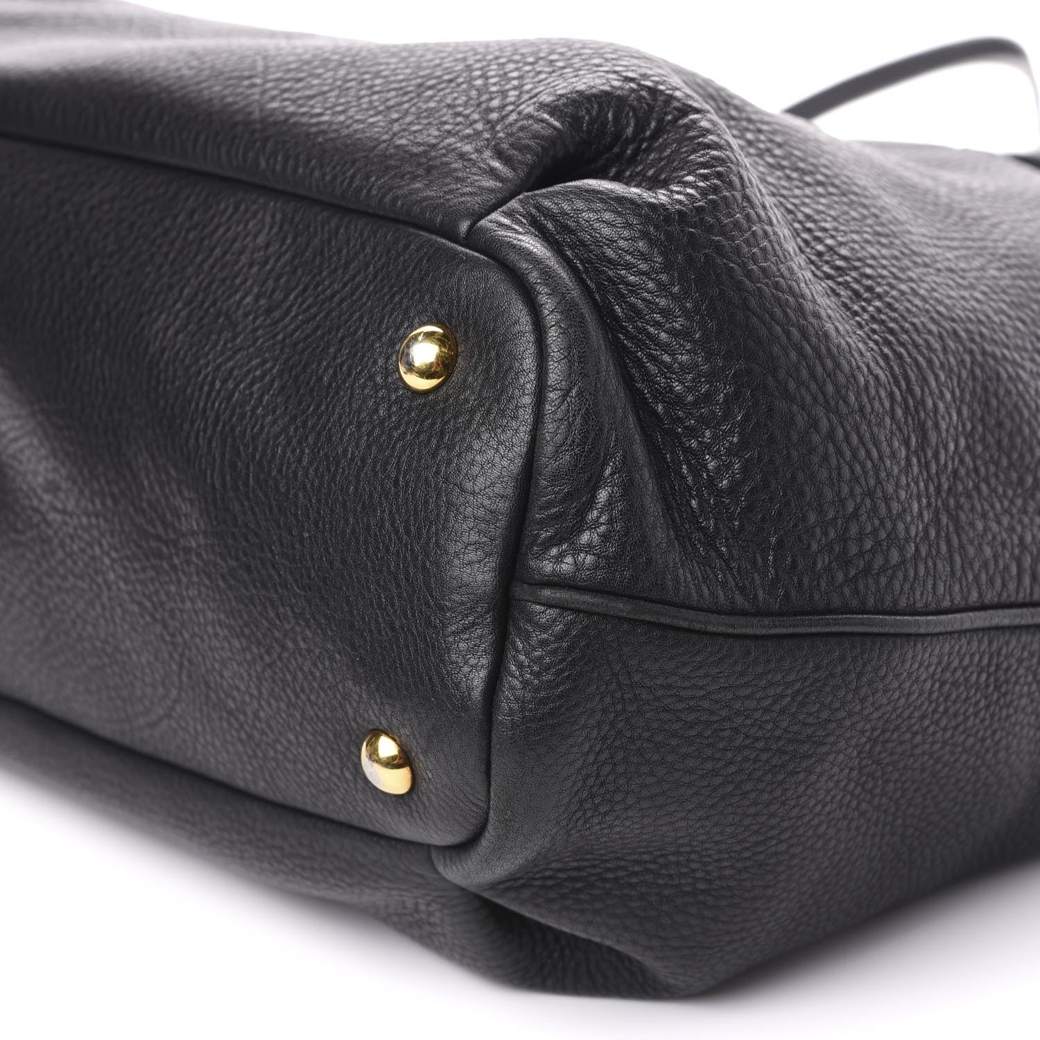 Miu Miu Vitello Daino Tote Black 5 of 14
