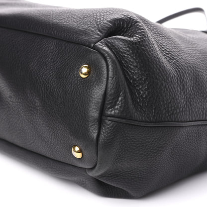Miu Miu Vitello Daino Tote Black 5 of 14