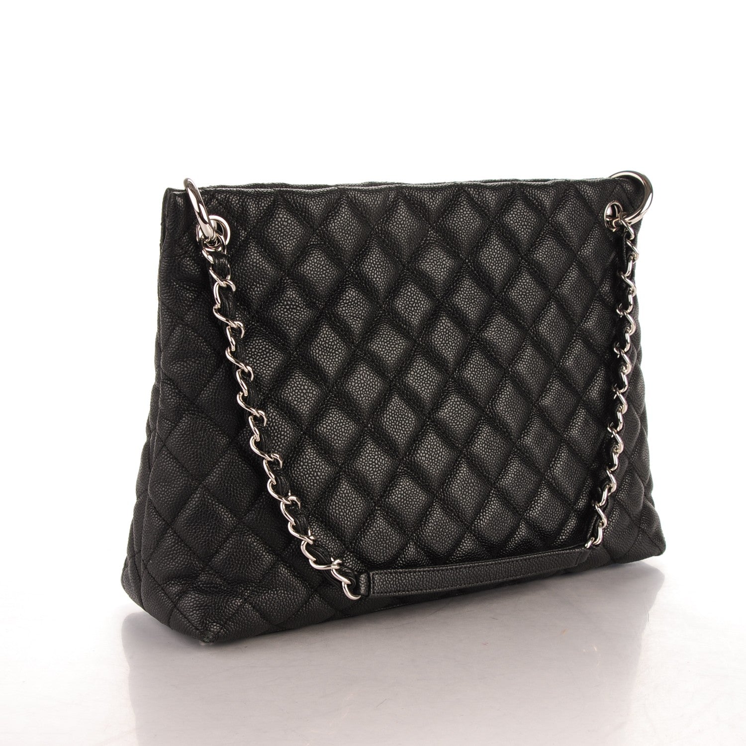 Chanel Caviar Quilted Easy Zip Tote Black 3 of 12
