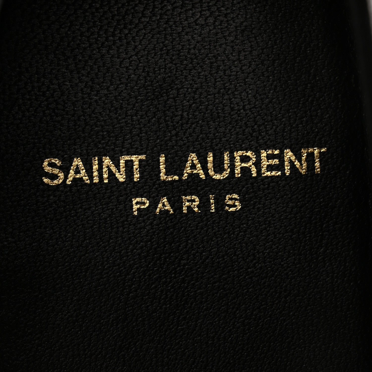 Saint Laurent Lambskin Monogram Espadrilles 37.5 Black 8 of 9