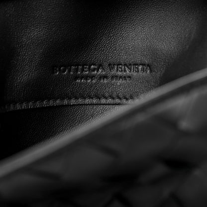 Bottega Veneta Nappa Intrecciato Crossbody Messenger Flap Black 6 of 10