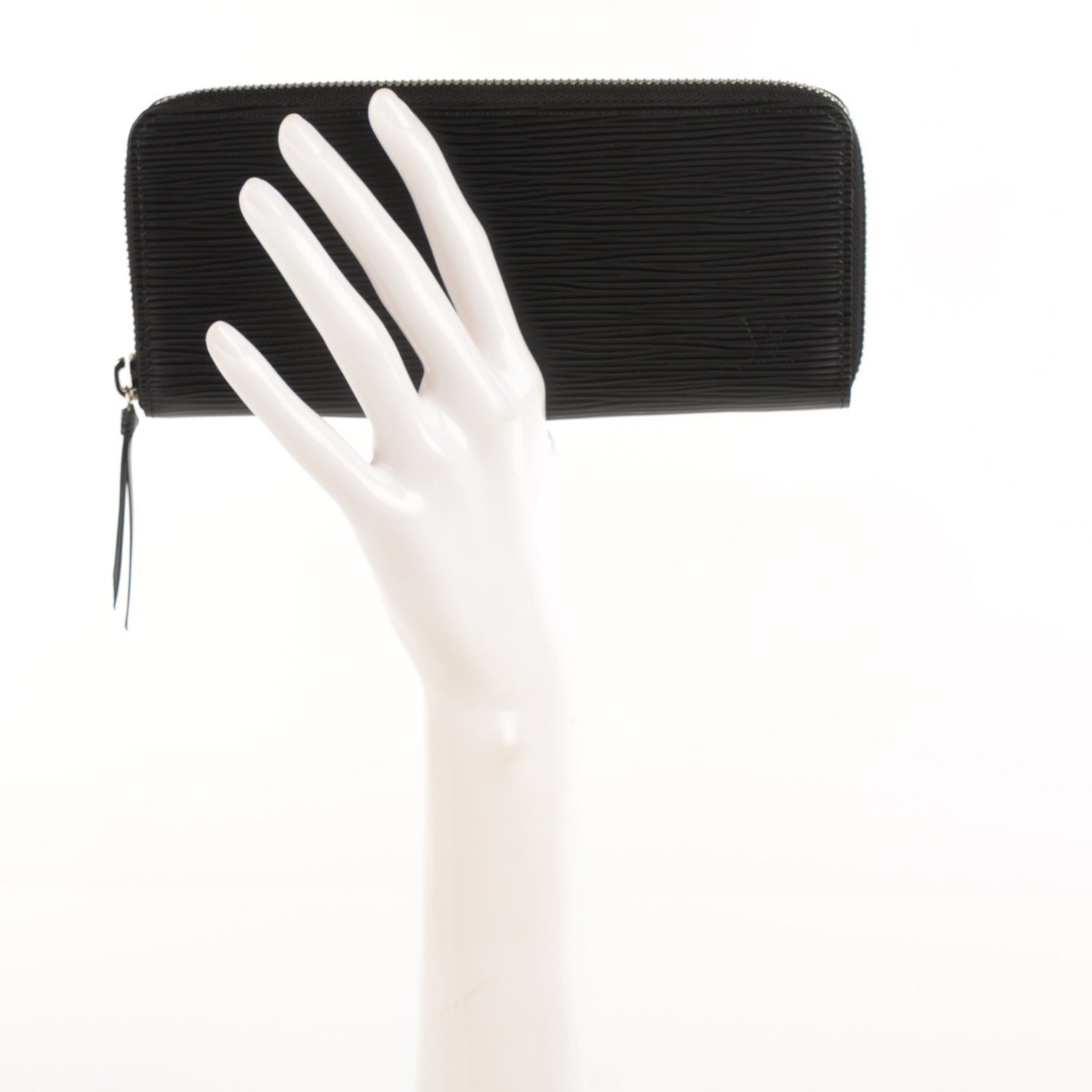 Louis Vuitton Epi Clemence Wallet Black 2 of 8
